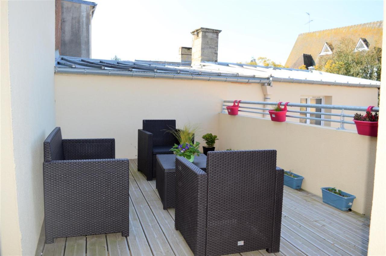 Appartement Moderne Avec Terrasse A 500M De La Mer Courseulles-sur-Mer Exterior foto